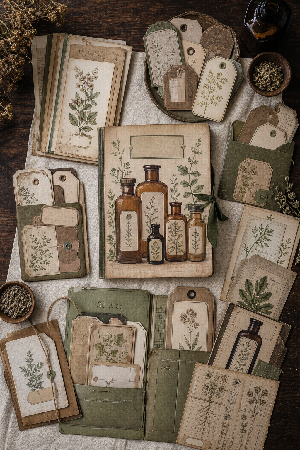 Cover preview of Apothecary Junk Journal Kit